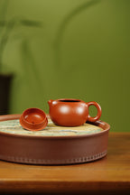 范泽锋大师高徒·省大师邱爽紫砂潜力重器【西施壶】原矿优质粗砂朱泥·120cc ——江苏省级大师·邱爽 亲制