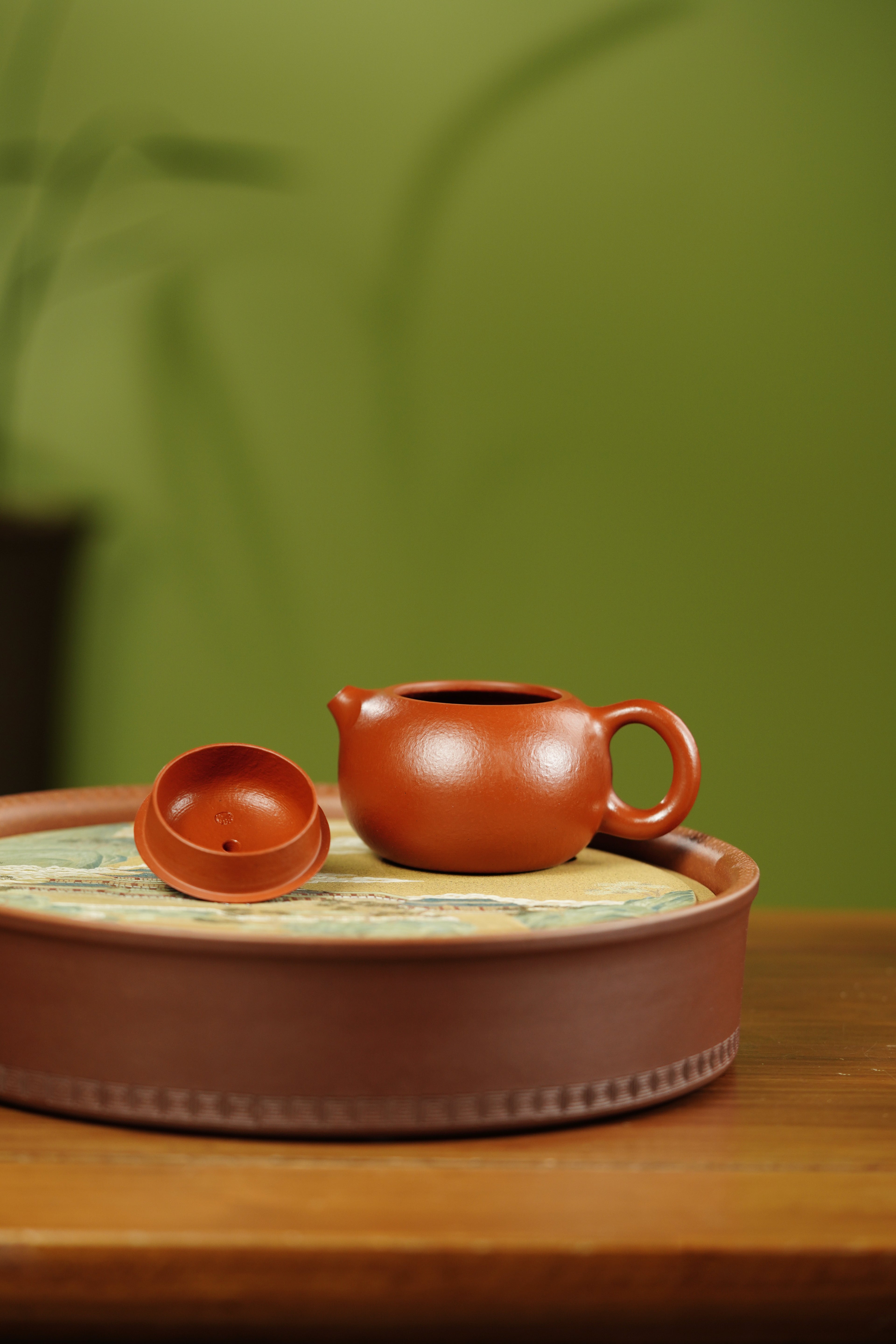 范泽锋大师高徒·省大师邱爽紫砂潜力重器【西施壶】原矿优质粗砂朱泥·120cc ——江苏省级大师·邱爽 亲制