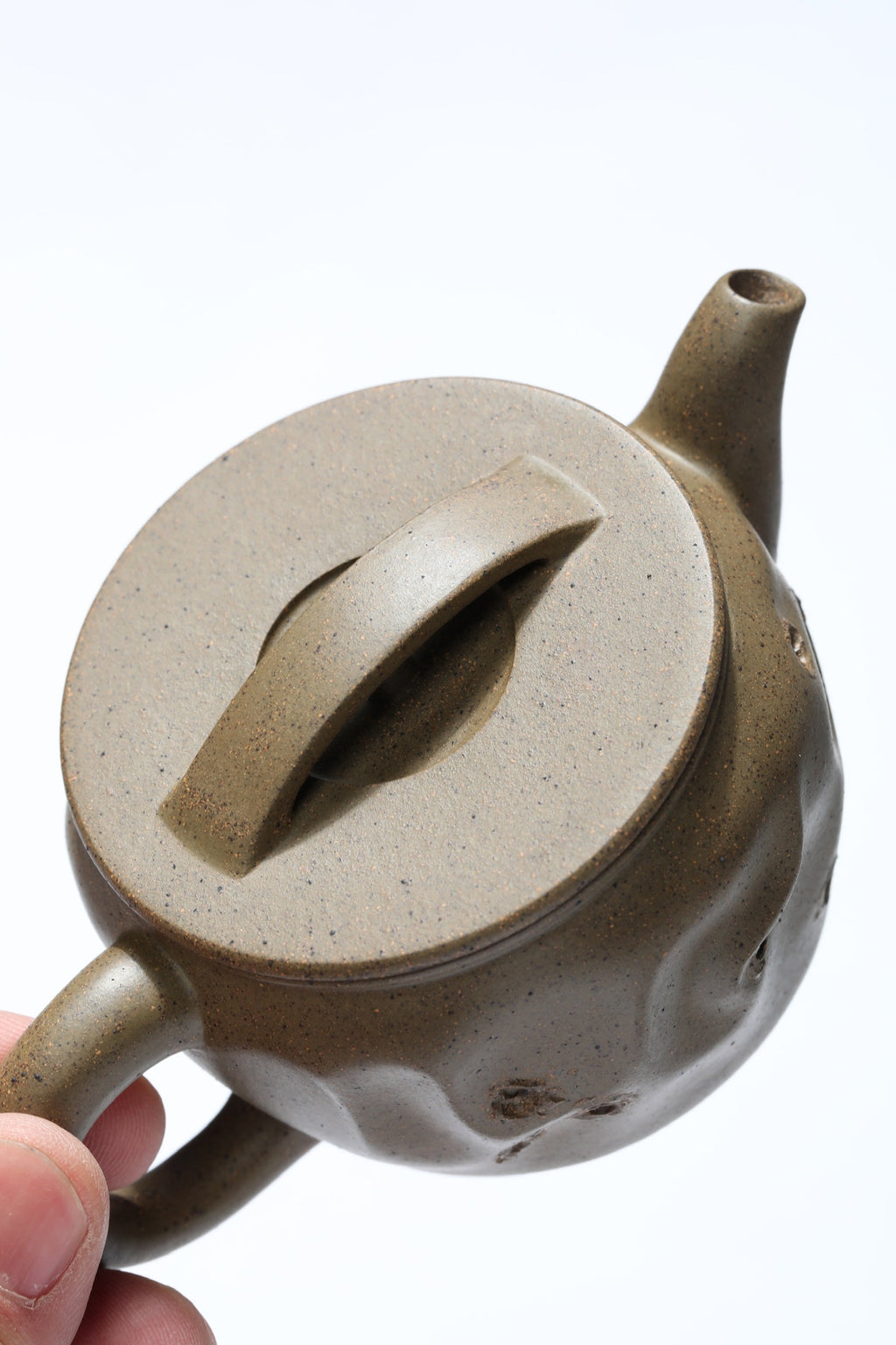 紫砂珍藏级精品｜省大师吴培林高徒·王雅丽 制【汉瓦壶】矿标级老青段·150cc（古法高温还原烧）