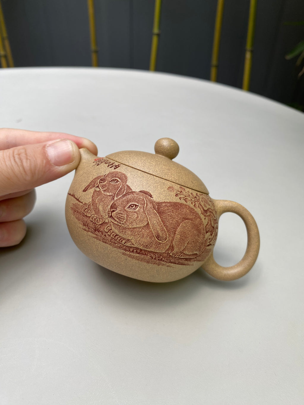 中华神刀·刻绘巅峰 杨喜雨大师顶流臻品《西施壶》原矿优质段泥·160cc ——紫砂刻绘全能艺术名家·杨喜雨 亲工