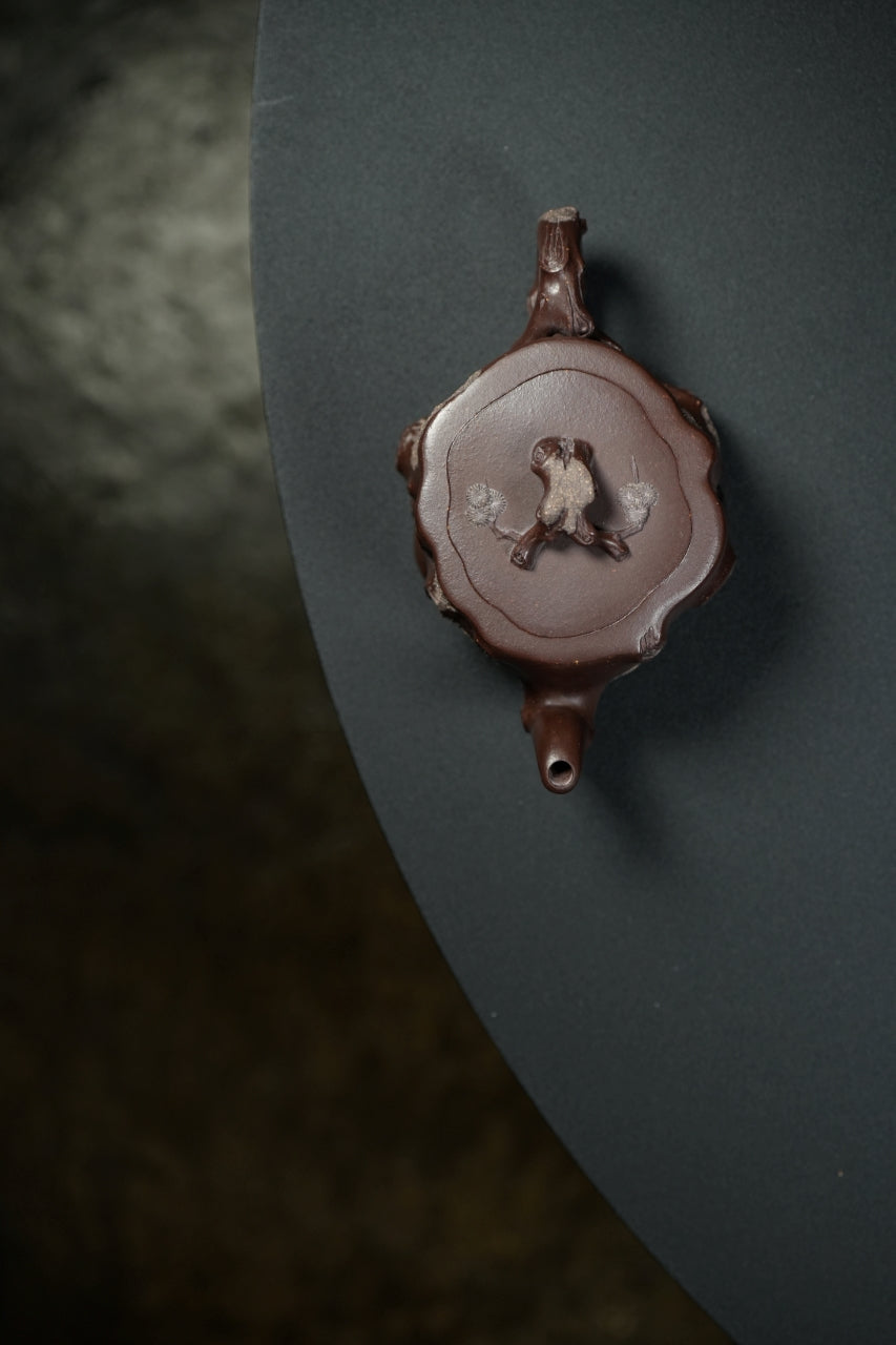 范大生嫡脉·江苏省大师范秀芳·紫砂臻品《小梅桩壶》原矿优质紫泥·180cc