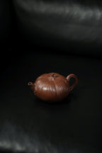 范大生嫡脉｜范秀芳制 范伟群装饰｜双省大师联诀紫砂臻品《大生南瓜壶》原矿优质老段泥·280cc（入册款代表作）