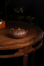 范大生嫡脉｜范秀芳制 范伟群装饰｜双省大师联诀紫砂臻品《大生南瓜壶》原矿优质老段泥·280cc（入册款代表作）
