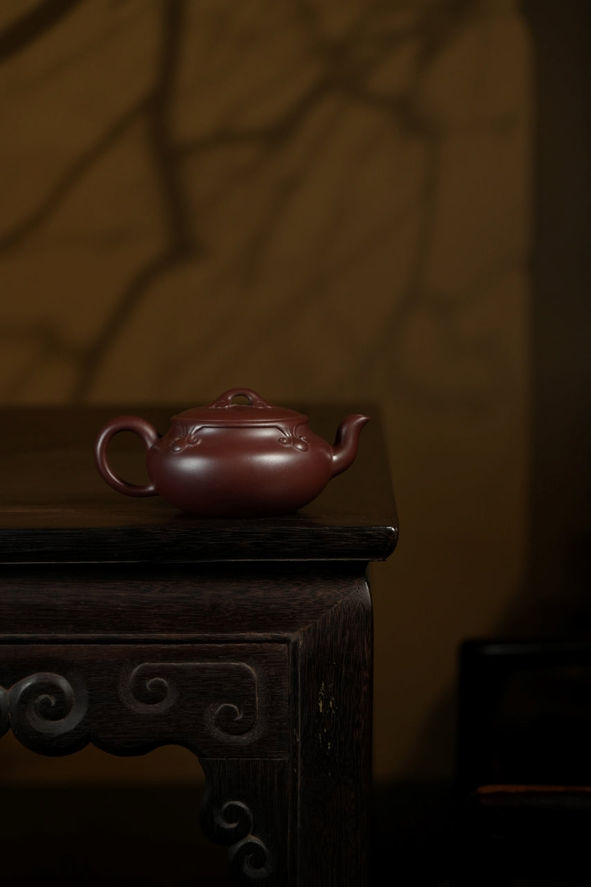 范大生嫡脉｜范秀芳制 范伟群装饰｜双省大师联诀紫砂臻品《称心如意壶》原矿优质紫泥·350cc（入册款代表作）