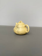 紫砂界陶刻艺术名家·李峰臻品《葫芦壶》原矿优质本山绿·180cc ——国大师吴鸣高徒·李峰亲工