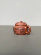 紫砂界陶刻艺术名家·李峰臻品《德钟壶》原矿优质底槽清·280cc ——国大师吴鸣高徒·李峰亲工