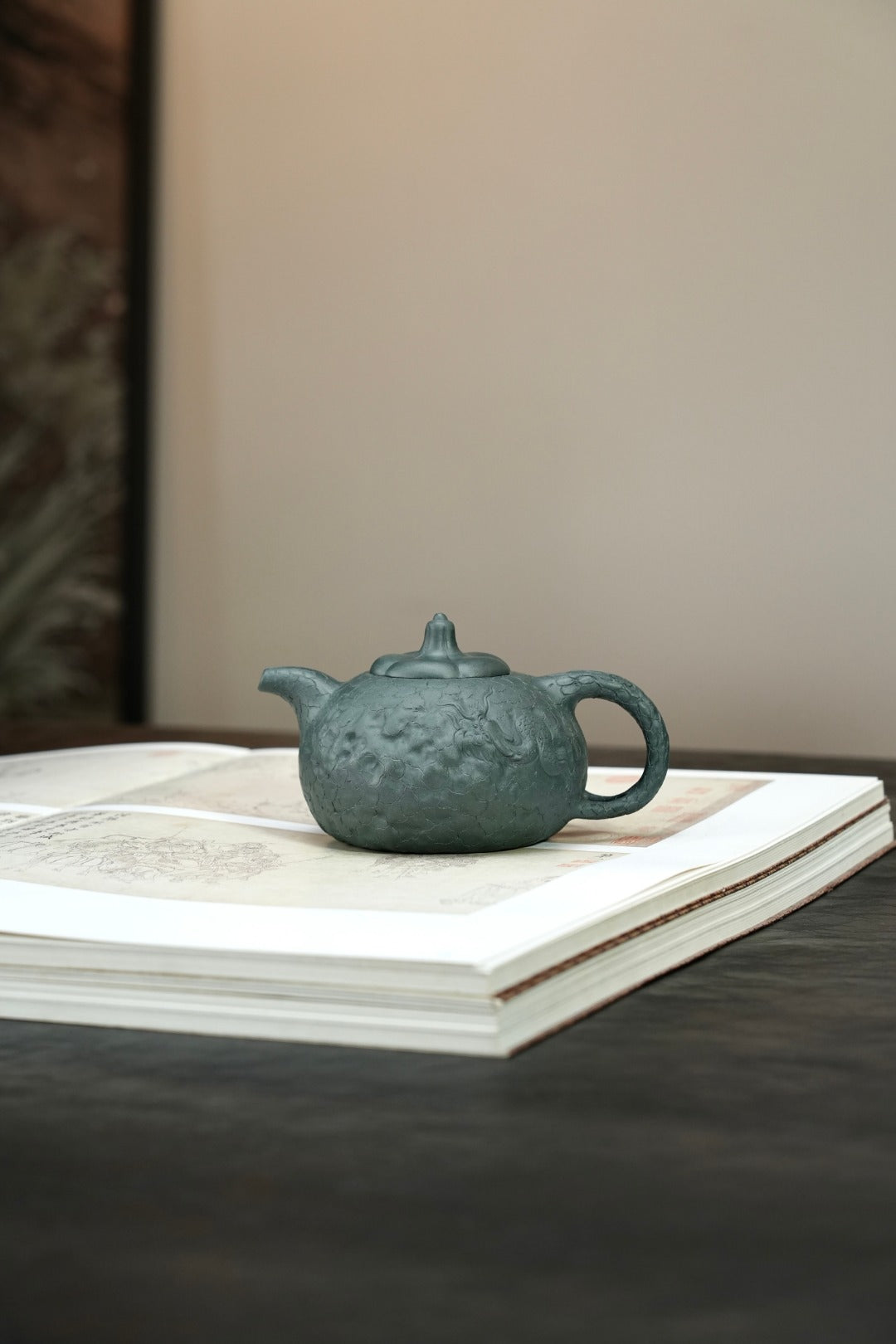 【耿浩新品·隐龙供春壶】｜同顺号百年传承｜隐龙藏福 礼藏双绝——优质苏门答腊青·280cc