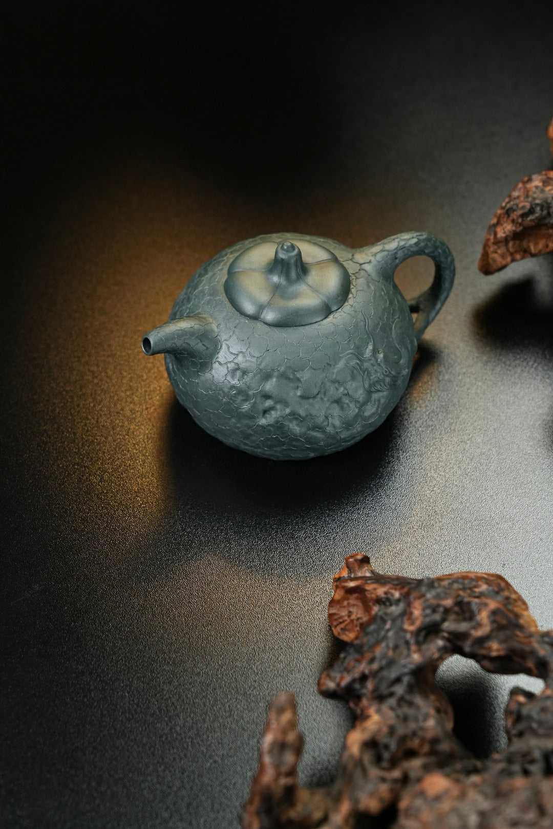 【耿浩新品·隐龙供春壶】｜同顺号百年传承｜隐龙藏福 礼藏双绝——优质苏门答腊青·280cc