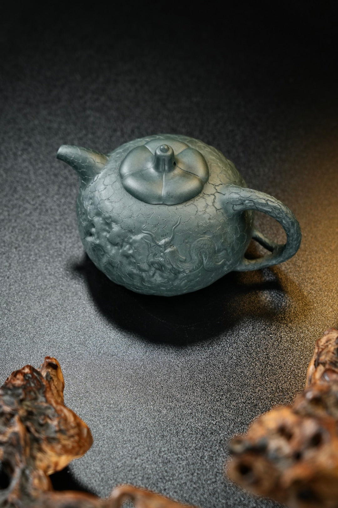 【耿浩新品·隐龙供春壶】｜同顺号百年传承｜隐龙藏福 礼藏双绝——优质苏门答腊青·280cc