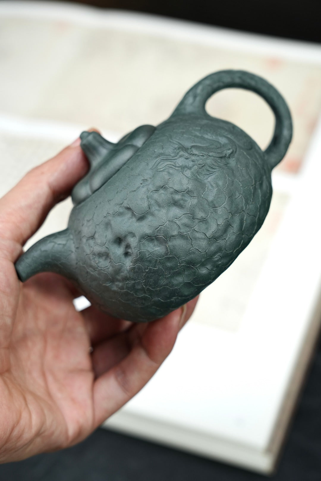 【耿浩新品·隐龙供春壶】｜同顺号百年传承｜隐龙藏福 礼藏双绝——优质苏门答腊青·280cc