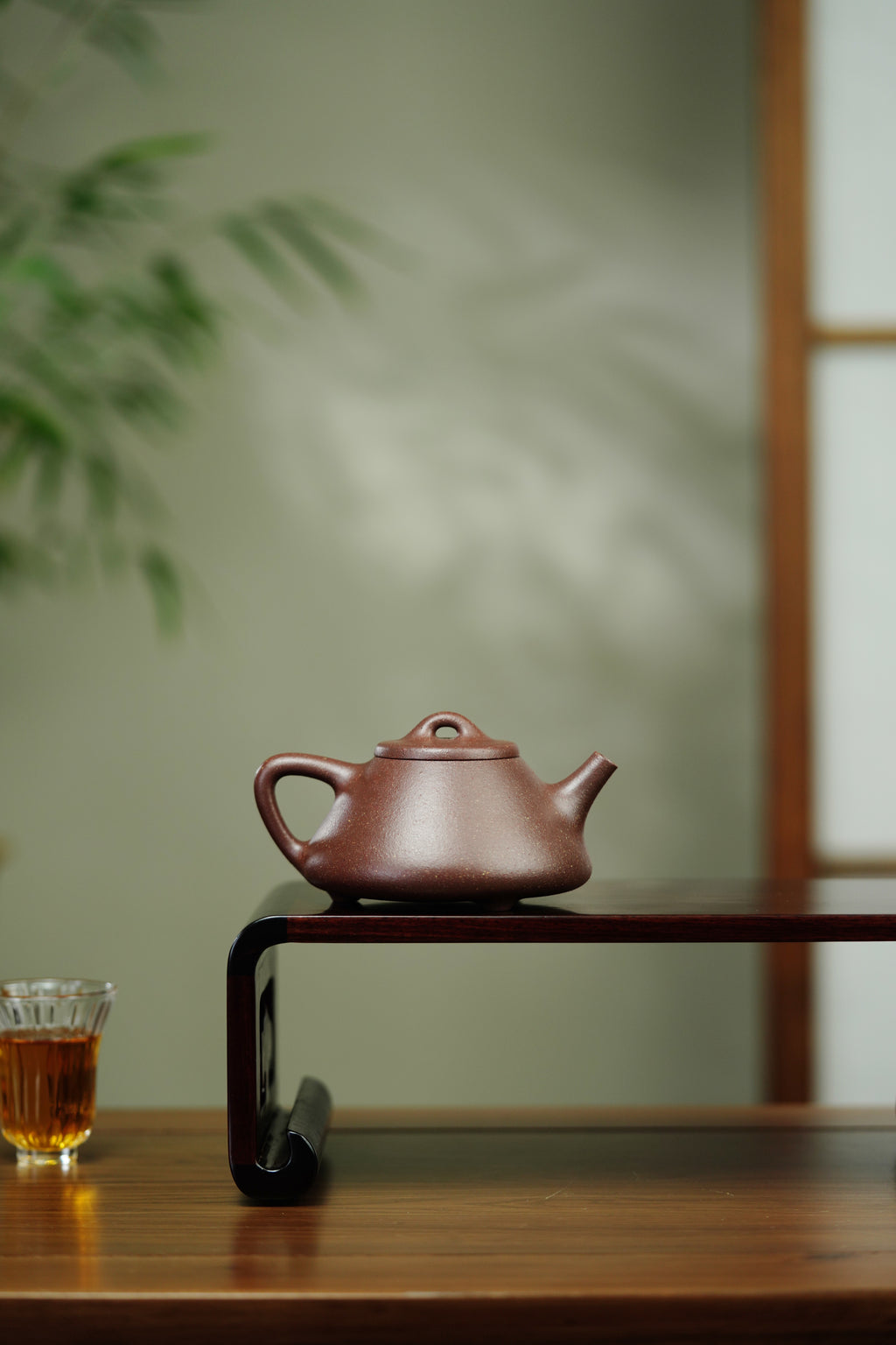 范泽锋高徒·邱爽紫砂潜力重器《子冶石瓢壶》原矿优质紫玉金砂·220cc ——江苏省级大师·邱爽 亲制