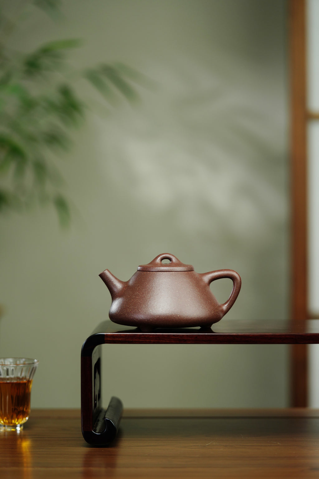 范泽锋高徒·邱爽紫砂潜力重器《子冶石瓢壶》原矿优质紫玉金砂·220cc ——江苏省级大师·邱爽 亲制