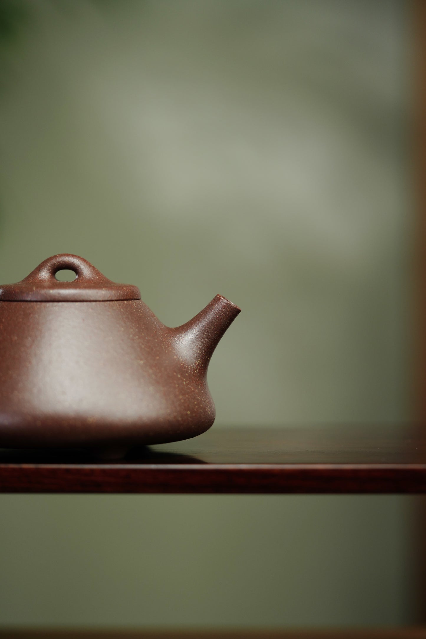 范泽锋高徒·邱爽紫砂潜力重器《子冶石瓢壶》原矿优质紫玉金砂·220cc ——江苏省级大师·邱爽 亲制