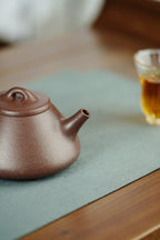 范泽锋高徒·邱爽紫砂潜力重器《子冶石瓢壶》原矿优质紫玉金砂·220cc ——江苏省级大师·邱爽 亲制