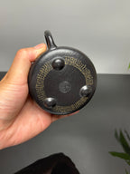 一器藏心经·紫砂纳万福｜郑求标大师｜心经+吉祥经至尊禅意臻品【平盖石瓢壶】原矿优质朱泥还原烧·160cc