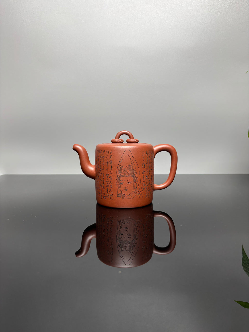 一器藏心经·紫砂纳万福｜郑求标大师｜双心经至尊禅意臻品【双圈壶】原矿优质底槽清·300cc