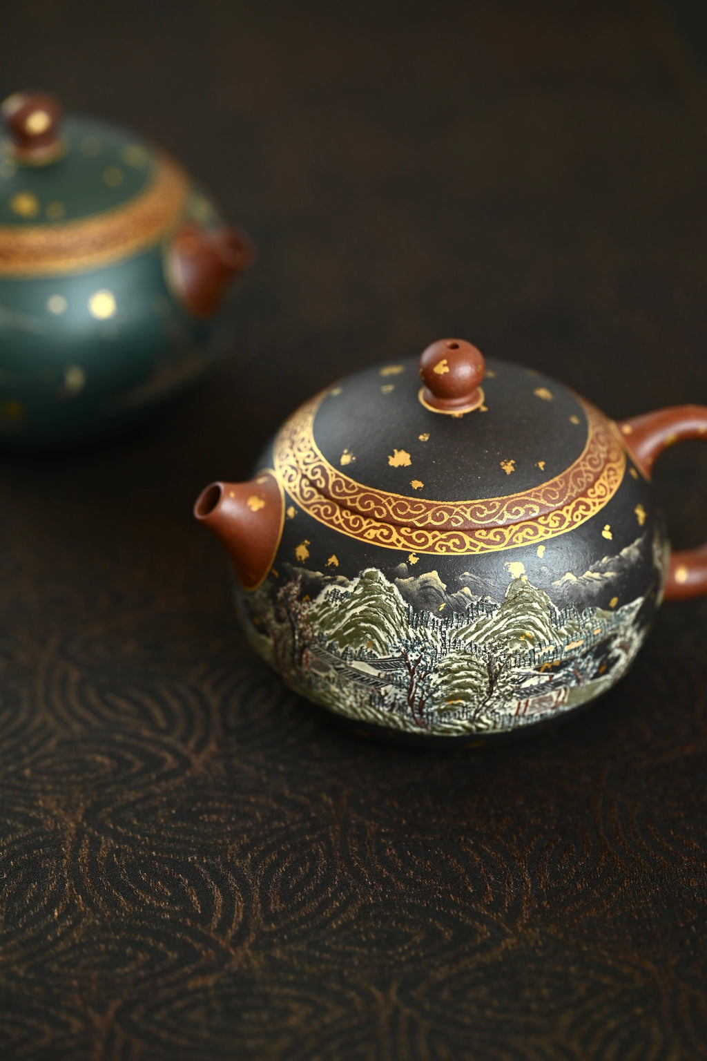 西施· 全手工六届全手工大赛一等奖高工施昌作品 容量190cc/底槽清描金（单壶价）