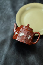 瑞鹤八方·全手工 /大拍陶手雷罡作品（师承范伟群）/容量150cc/原矿朱泥