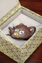 子冶石瓢·全手工/高工蒋锡坤作品 /容量260cc/原矿紫茄泥