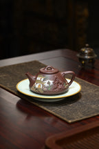 子冶石瓢·全手工/高工蒋锡坤作品 /容量260cc/原矿紫茄泥