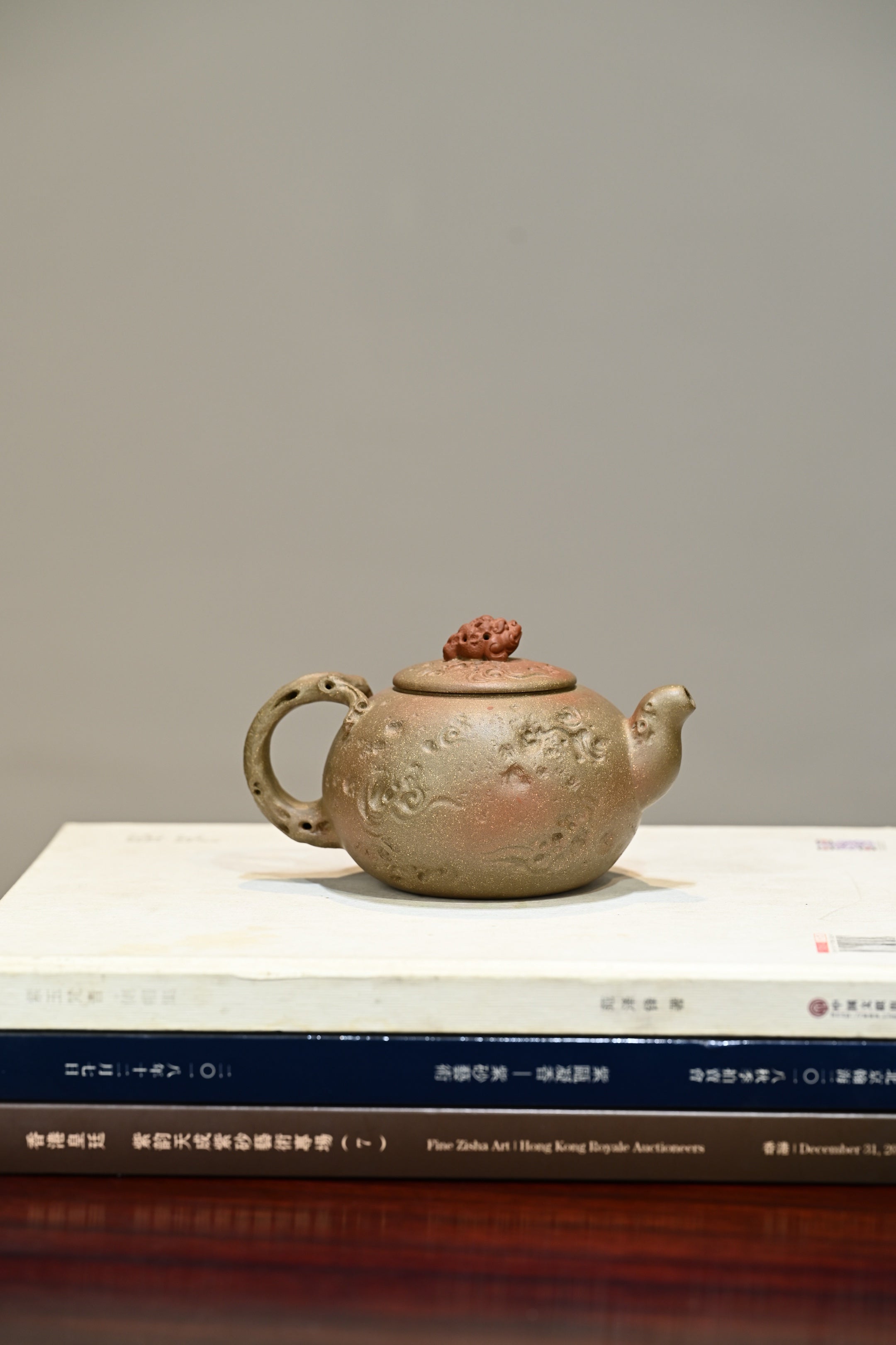 福蟾供春·全手工 高工蒋锡坤作品 /容量330cc/家藏豆青泥