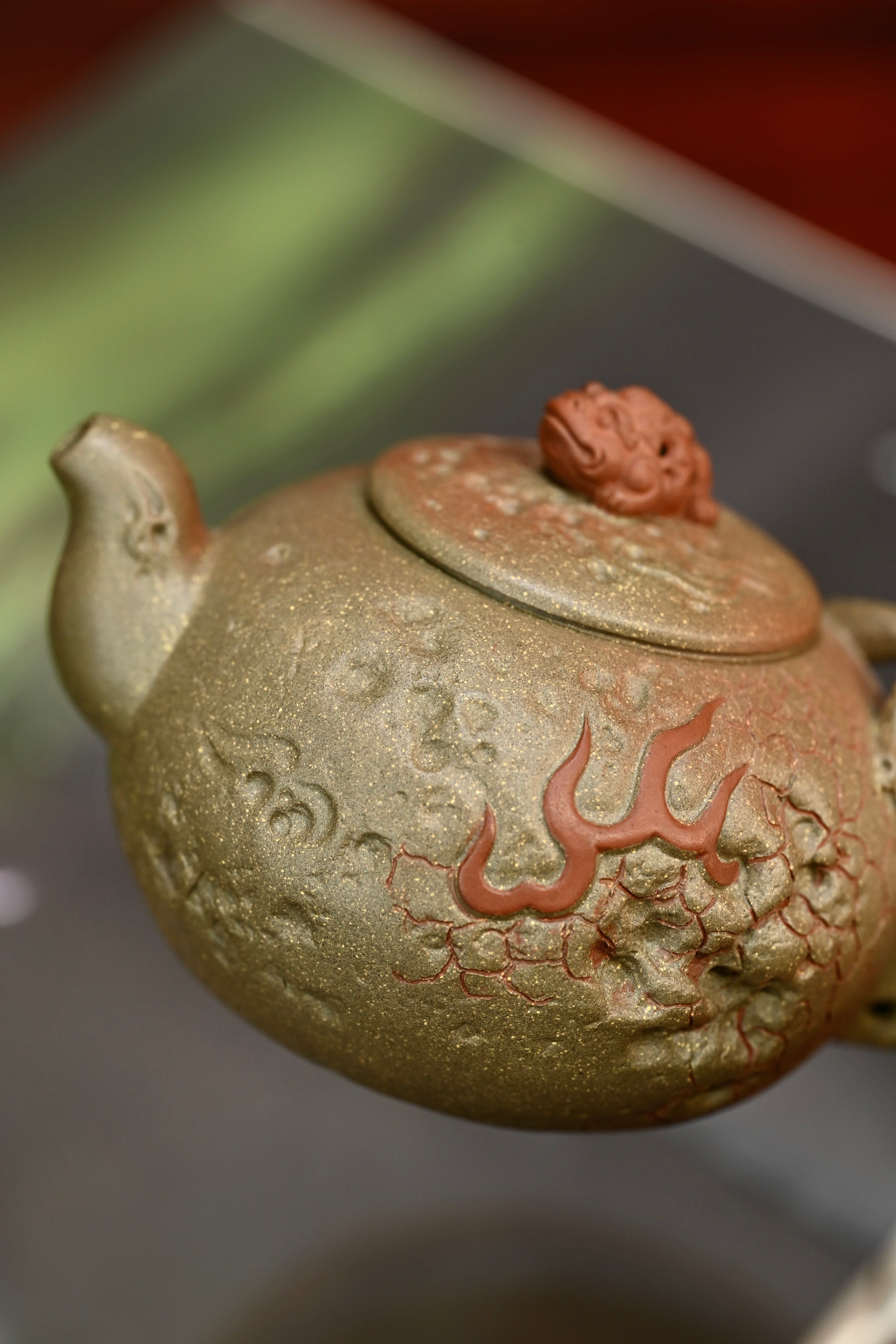 福蟾供春·全手工 高工蒋锡坤作品 /容量330cc/家藏豆青泥