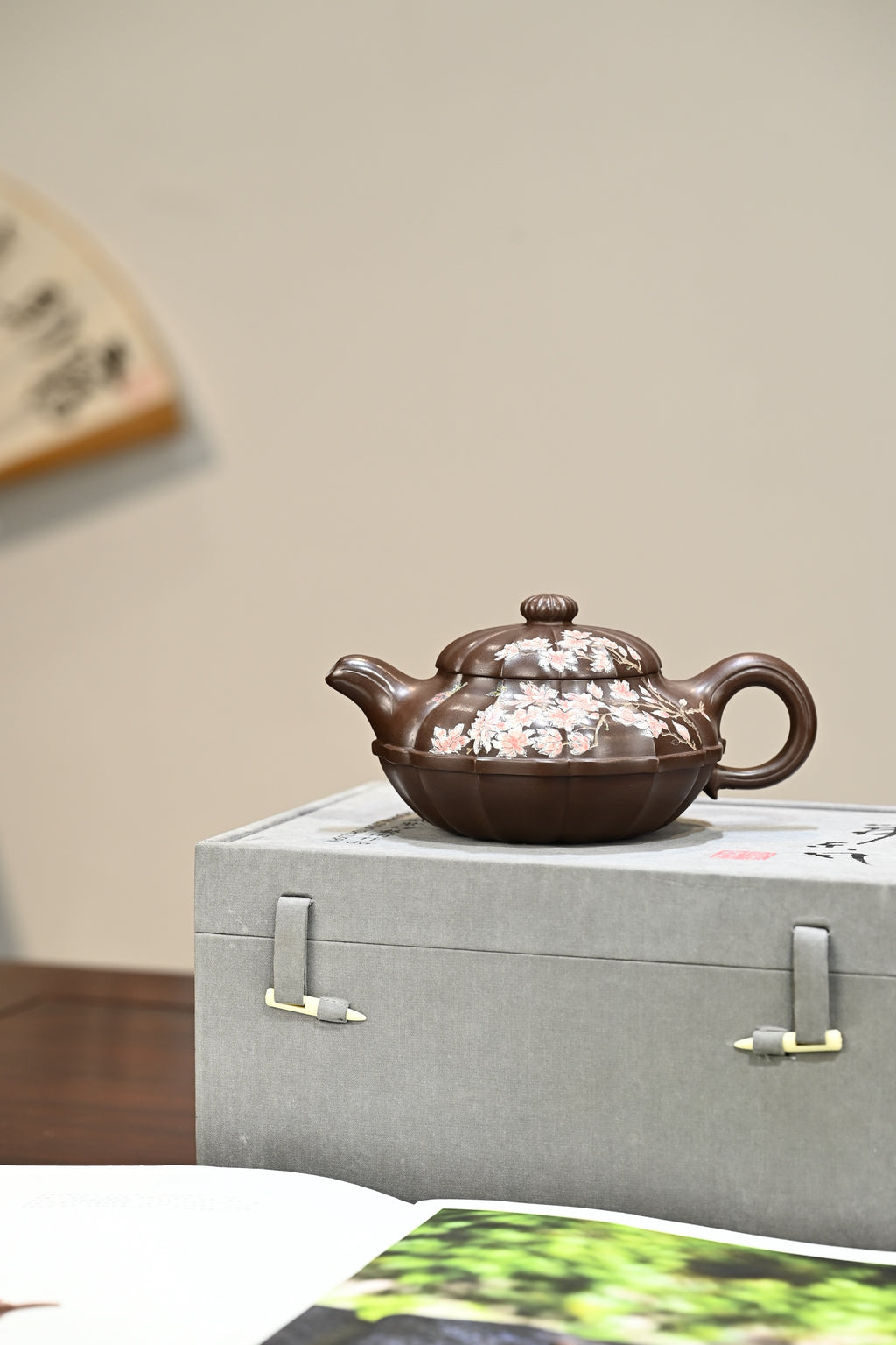 筋纹线圆·全手工 /高工蒋锡坤作品/容量380cc/原矿紫泥