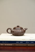 筋纹线圆·全手工 /高工蒋锡坤作品/容量380cc/原矿紫泥