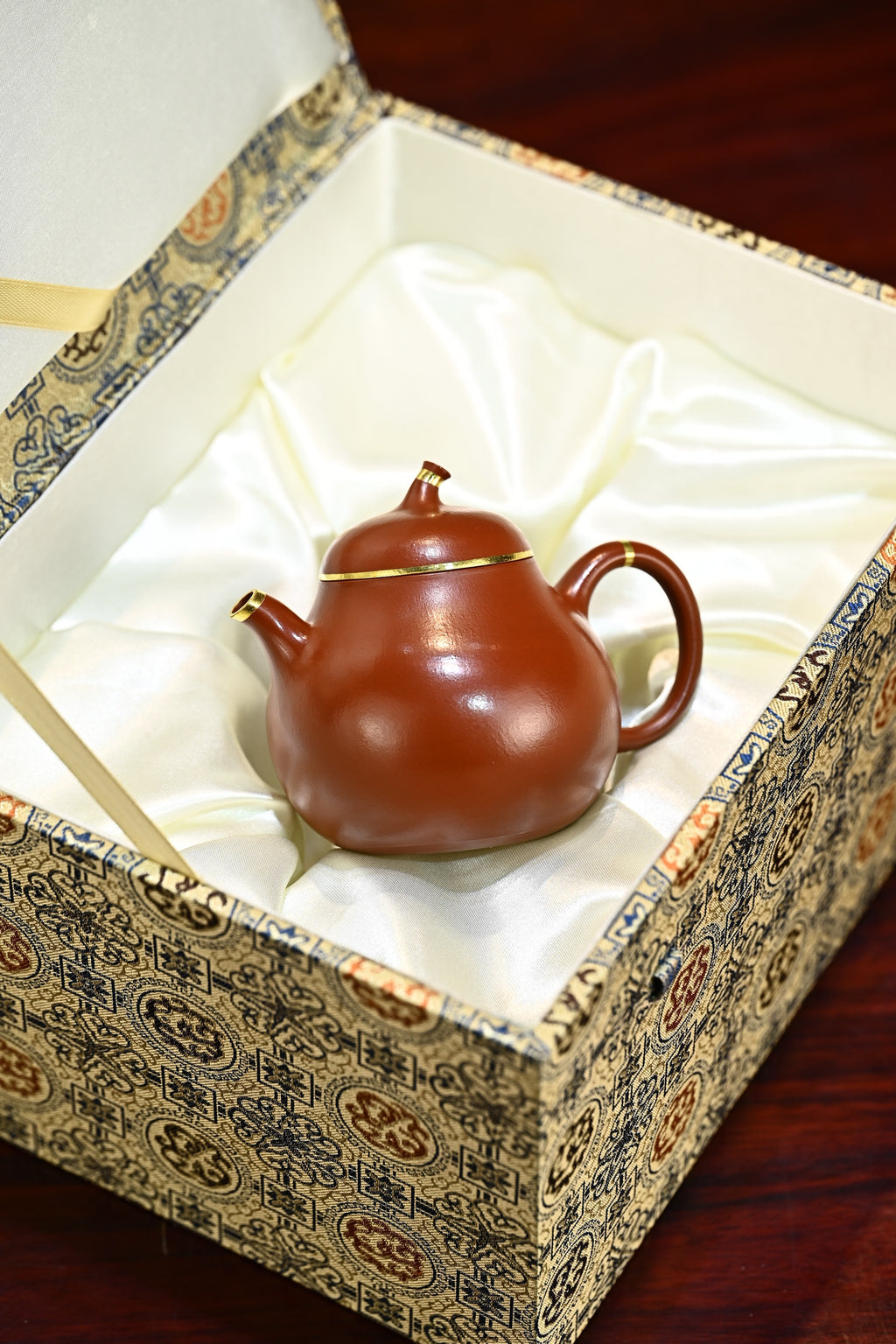 茄瓜·全手工 容量180cc/朱泥包金