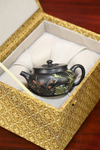 菱花·全手工 （双证书） /高工蒋锡坤作品 /中央美院教授李洪亮装饰 /容量200cc/石黄