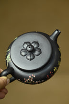 菱花·全手工 （双证书） /高工蒋锡坤作品 /中央美院教授李洪亮装饰 /容量200cc/石黄