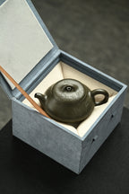 汉棠石瓢·全手工全手工大赛一等奖，招商杯金奖祁令军作品 容量160cc/独家端绿泥 - ZishaTeapotChina