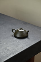 截盖石瓢·全手工 全手工大赛一等奖，招商杯金奖祁令军作品容量110cc/独家端绿泥