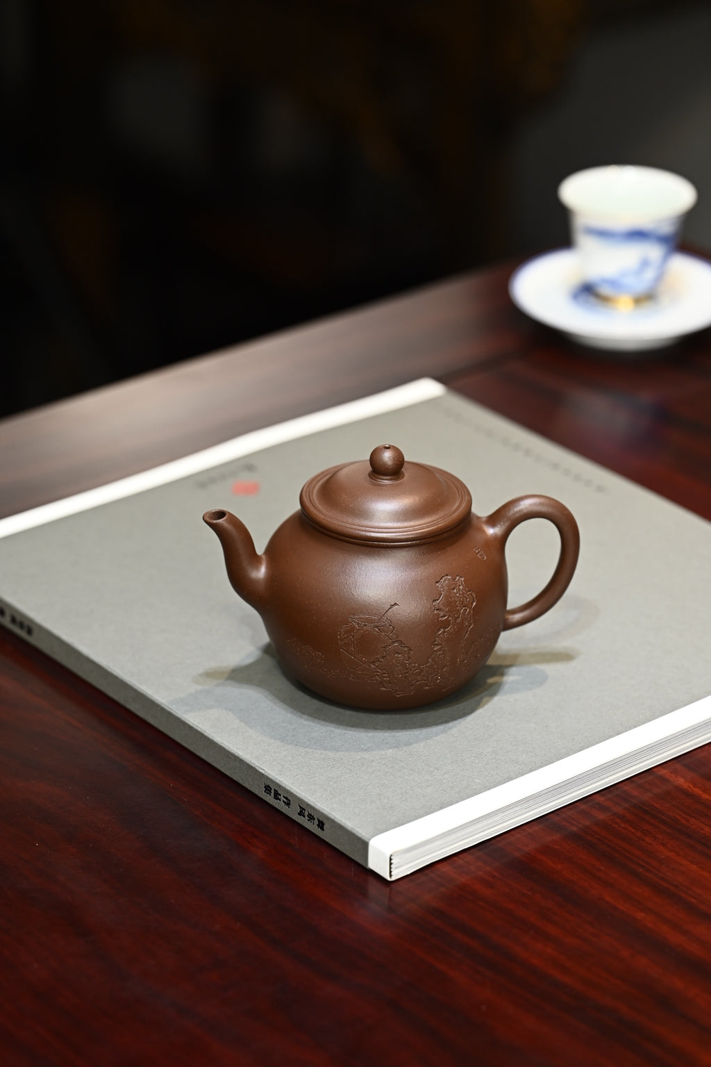 玉潘·全手工高工华建忠作品 容量260cc/原矿紫泥