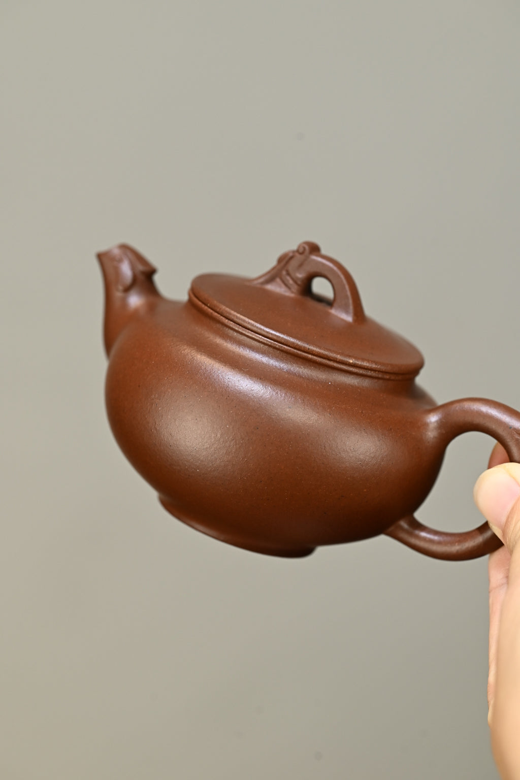 龙凤呈祥·全手工/高工华建忠作品 容量150cc/原矿紫泥