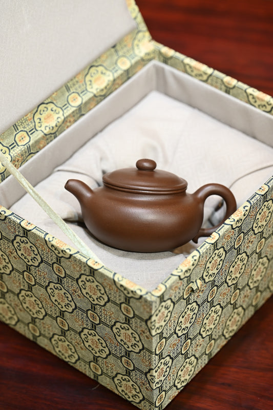 仿古·全手工/高工华建忠作品 /容量210cc/原矿紫泥