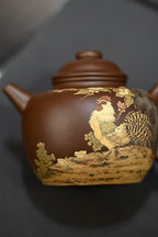 大彬圈钮·全手工/容量300cc/极品紫泥