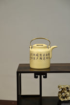 洋桶·全手工 /江苏省陶瓷艺术名人正高工许学芳作品 /容量480cc/一厂本山绿