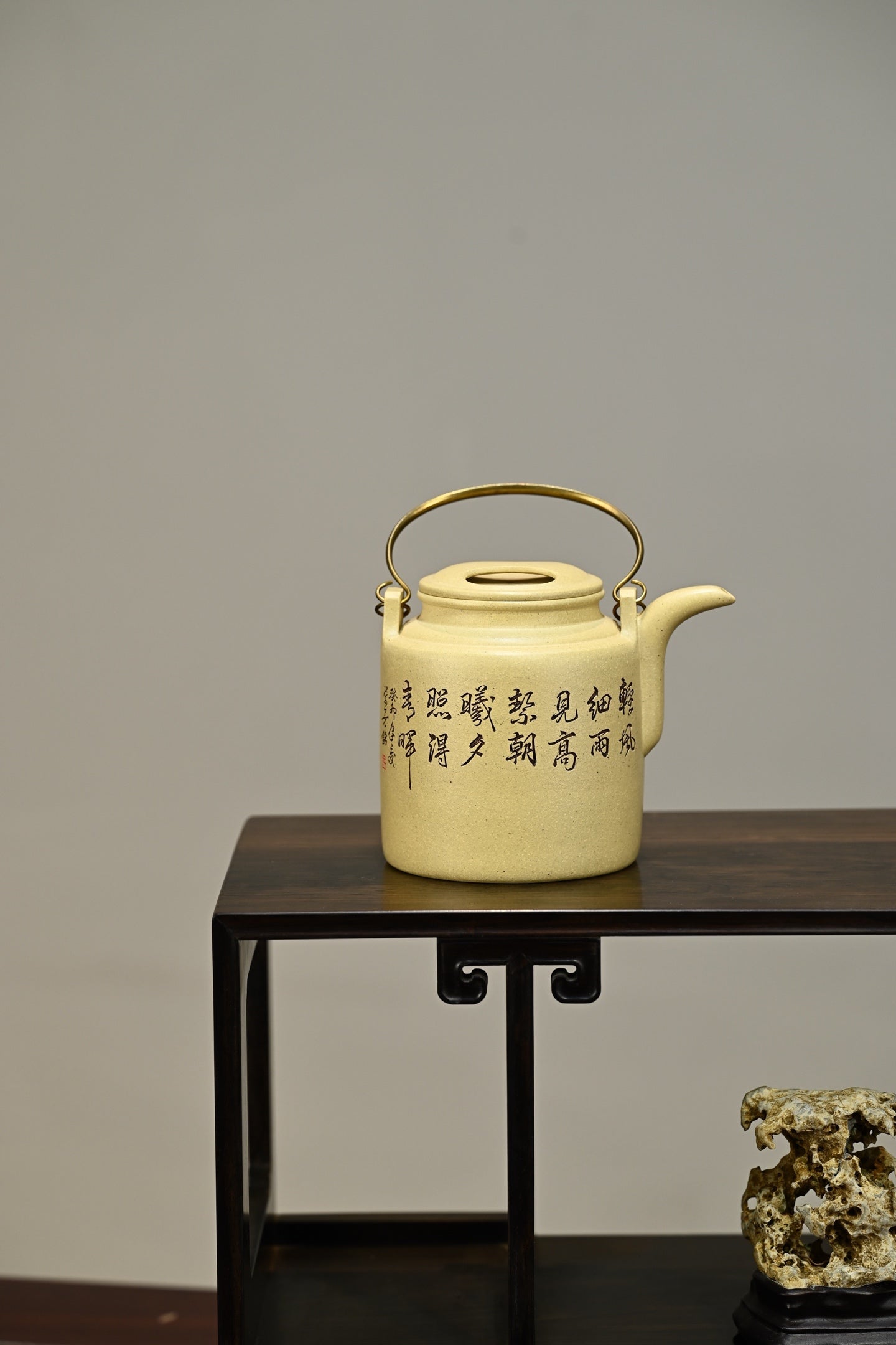 洋桶·全手工 /江苏省陶瓷艺术名人正高工许学芳作品 /容量480cc/一厂本山绿