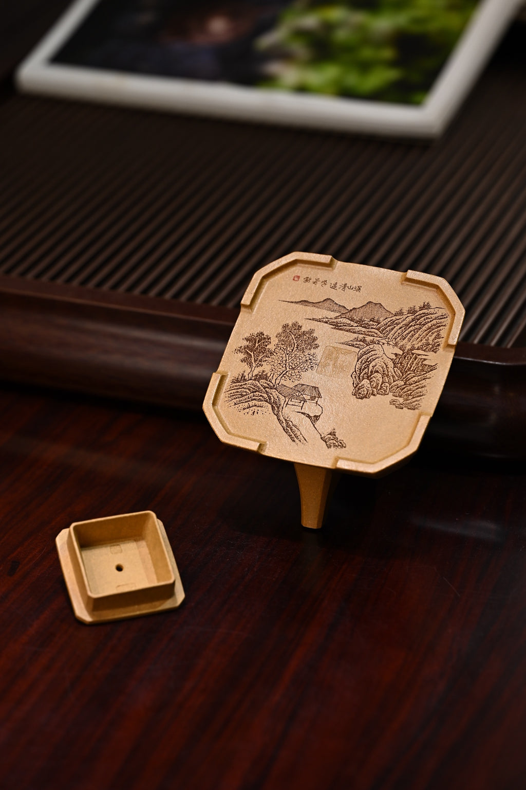 雅方·全手工省名人研高许学芳作品 /容量300cc/一厂黄金段