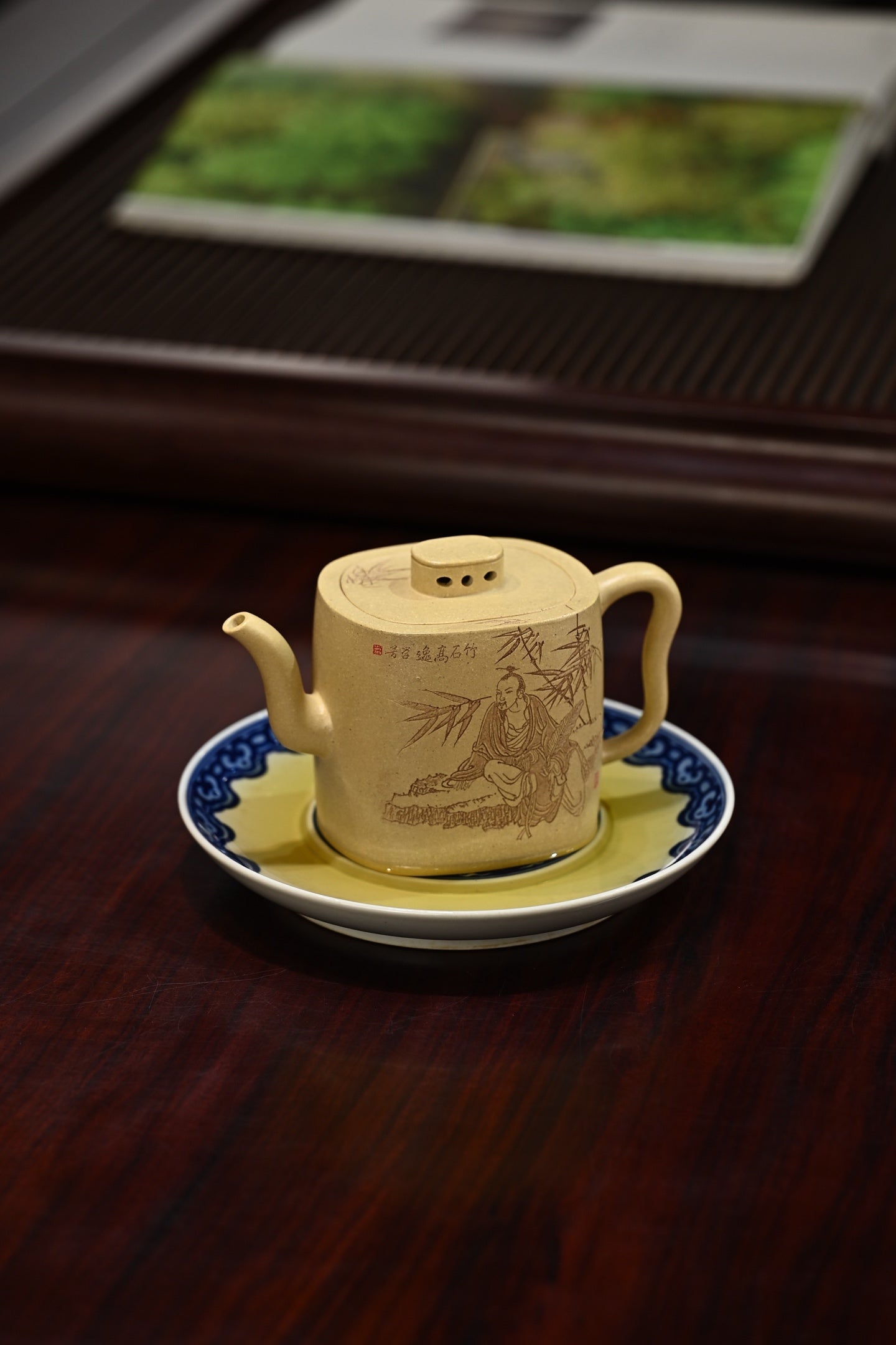 玉楼·全手工 /省名人正高工许学芳作品 容量280cc/一厂本绿