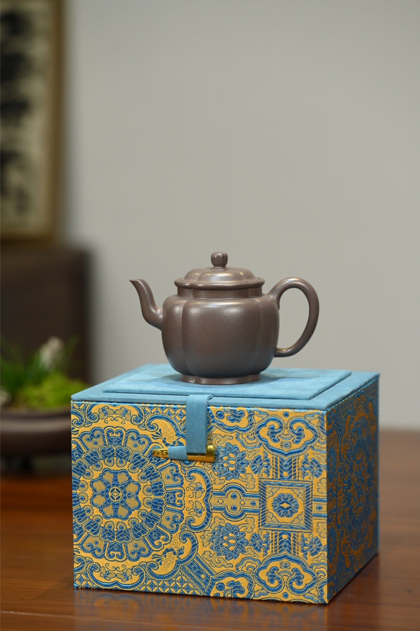 海棠君子·全手工 /高工高卫萍作品 容量180cc/一厂天青泥