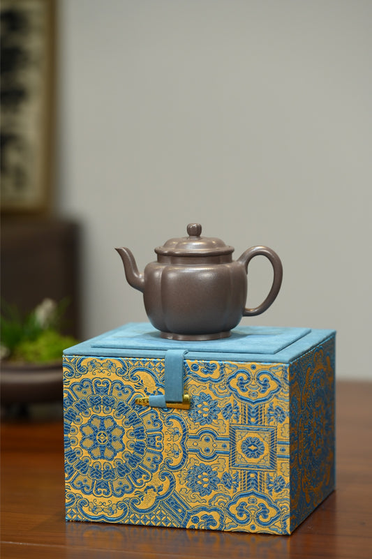 海棠君子·全手工 /高工高卫萍作品 容量180cc/一厂天青泥