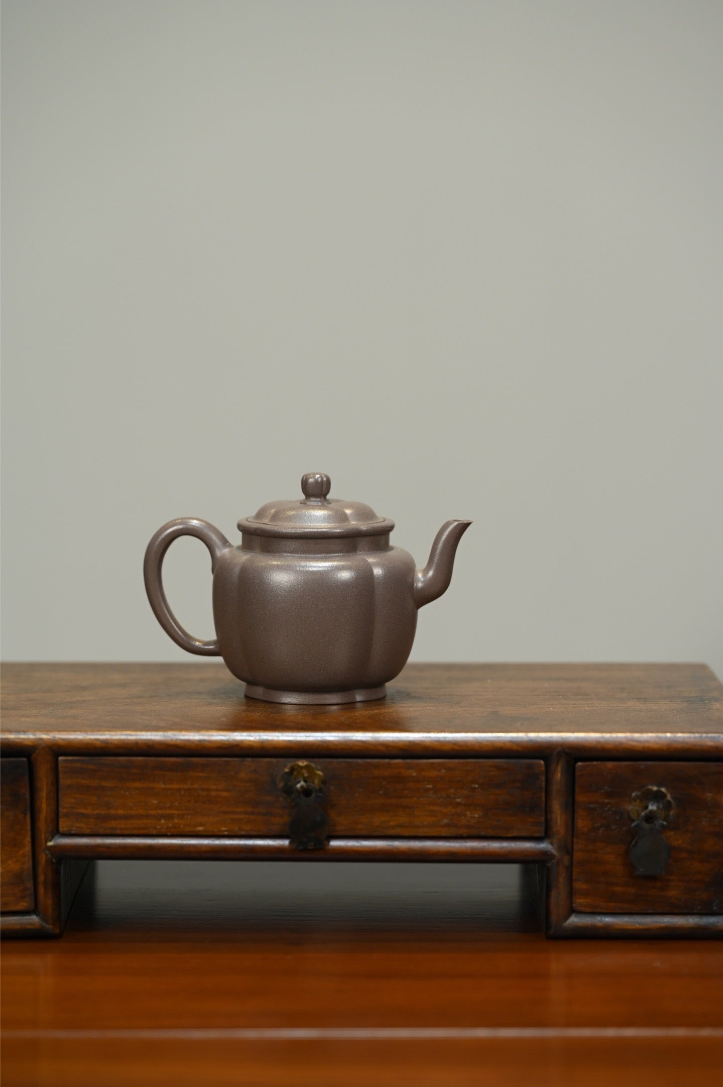 海棠君子·全手工 /高工高卫萍作品 容量180cc/一厂天青泥