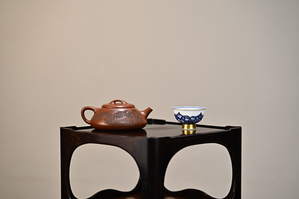 纳瓢·全手工 /高工高卫萍作品 /容量250cc/极品紫泥