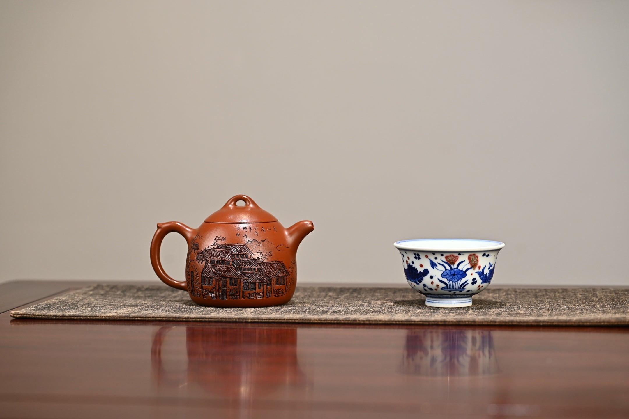秦权·全手工 /高工高卫萍作品 /容量320cc/极品大红袍