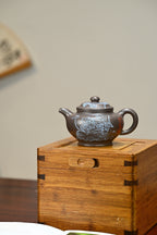 掇只·全手工 （双证书）/高工蒋锡坤作品 /中央美院教授南景黎装饰 /容量260cc/原矿天青泥
