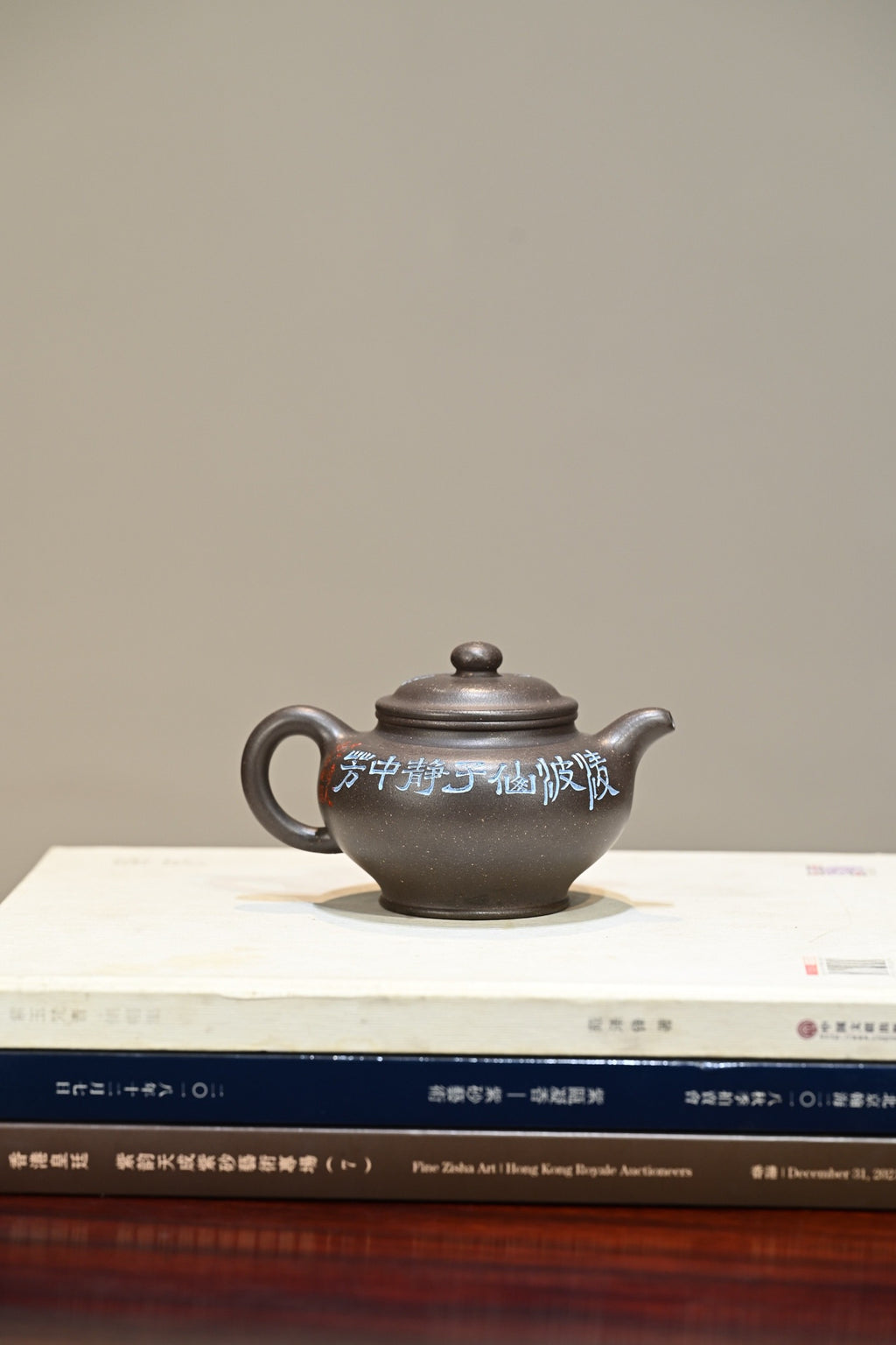 掇只·全手工 （双证书）/高工蒋锡坤作品 /中央美院教授南景黎装饰 /容量260cc/原矿天青泥