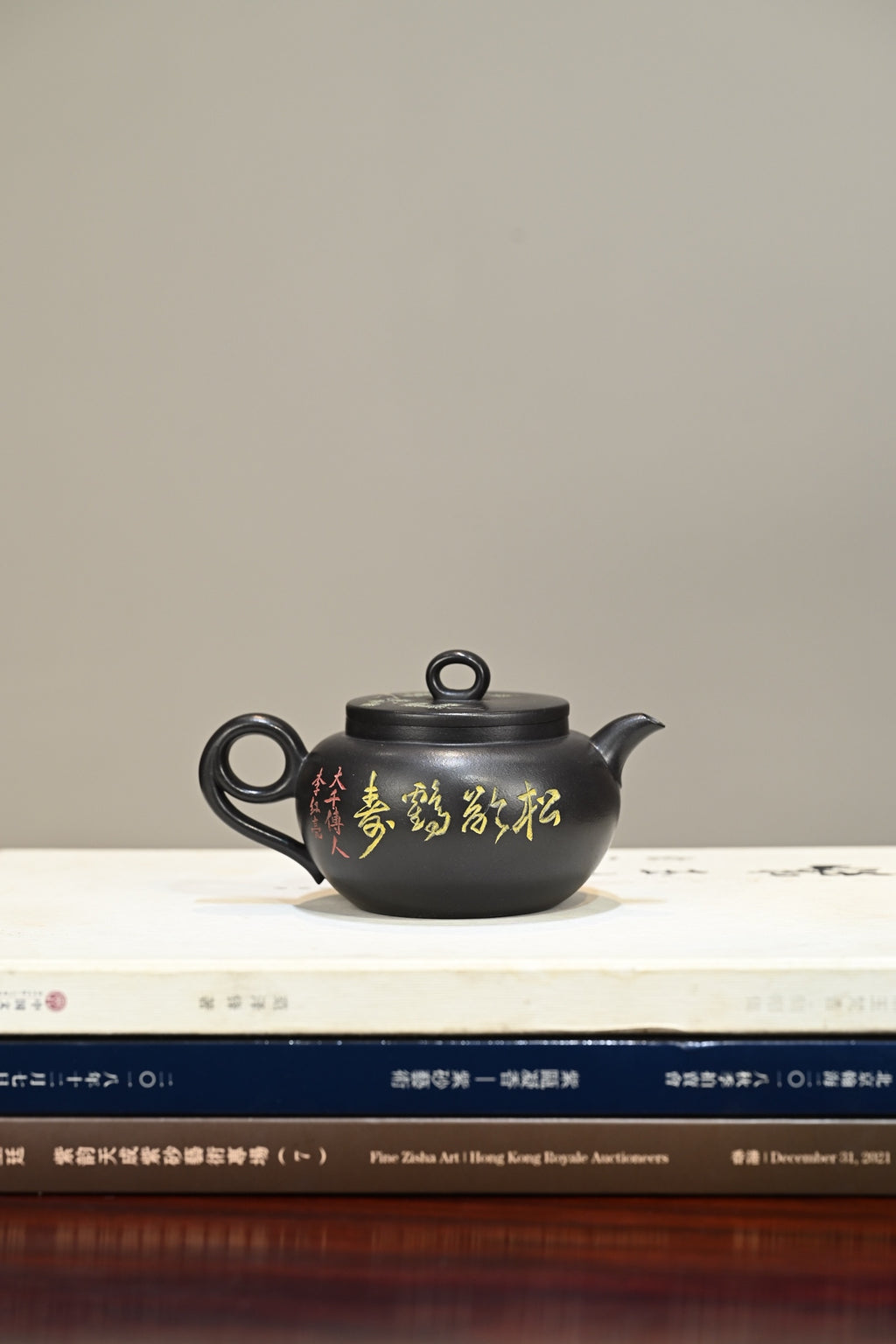 扁鼓·全手工 （双证书）/高工蒋锡坤作品  /中央美院教授李洪亮装饰  /容量260cc/石黄