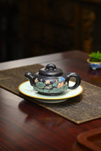 道洪玉璧·全手工 （双证书）/高工蒋锡坤作品 /中央美院教授李洪亮装饰  /容量300cc/石黄